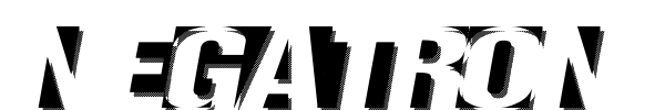 Скачать шрифт Negatron (Негатрон) - Fontomania.ru